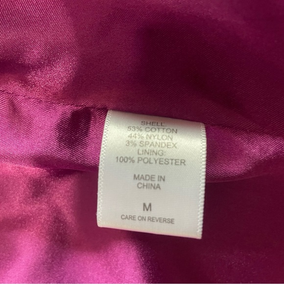 Pre-Owned New York & Company Purple Trench Coat, Size Medium - Picture 9 of 16
